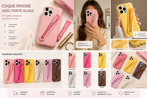 Coque iPhone Gloss & Go YOUR DESIRE