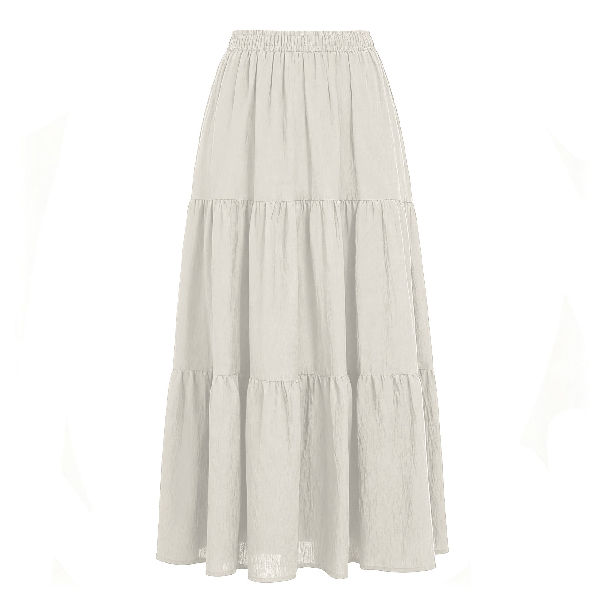 Jupe midi Faustine, ligne trapèze, vue produit