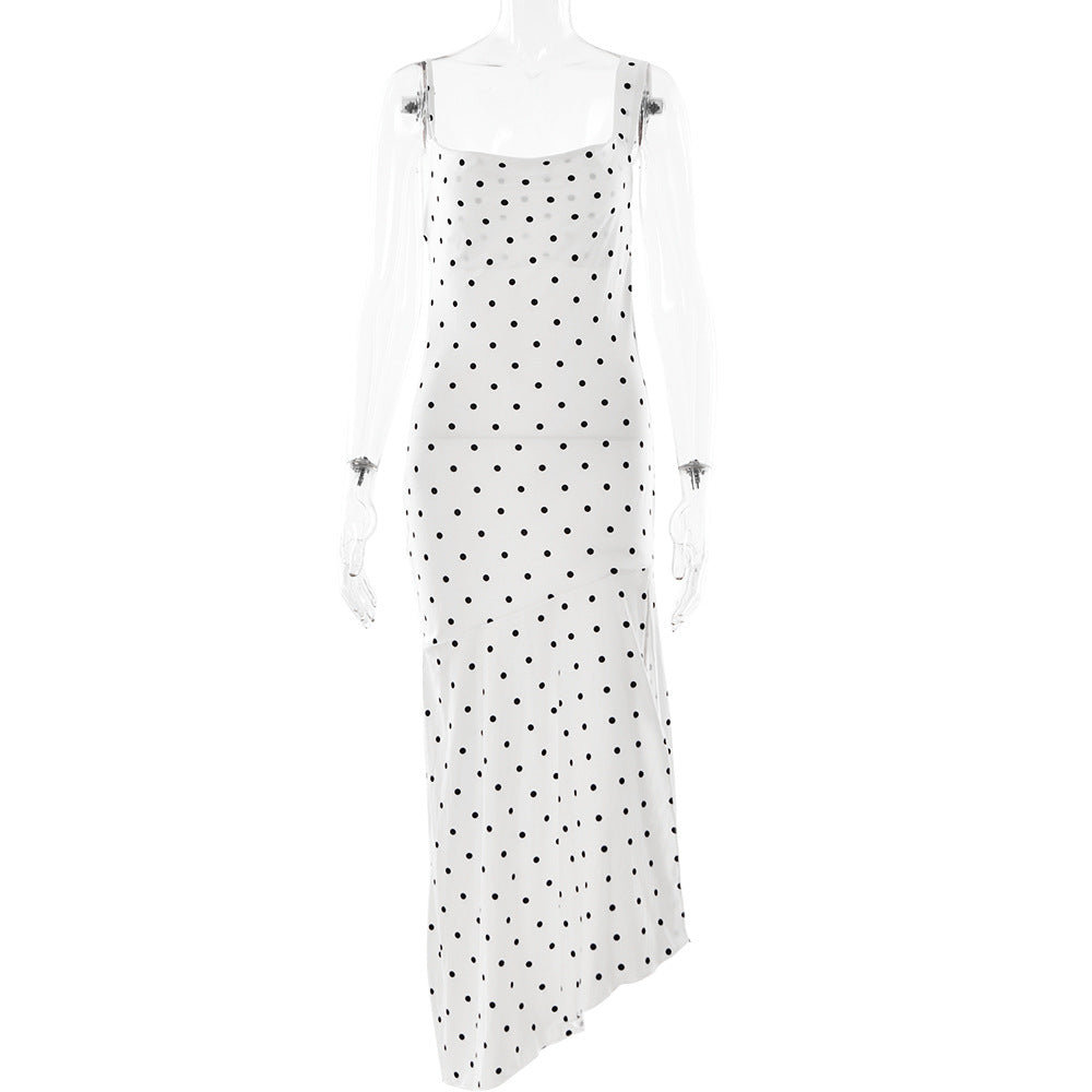 Robe d'été Romane à pois, à bretelles — vue 10
