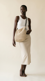 Agathe — Panier en paille tressée