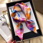 Injplanchers f carré de luxe pour femmes, bandes de cheveux Hijab, foulard de la présidence, châle en satin féminin, ruban de sauna, enveloppes de mode, bandana, 2024 YOUR DESIRE