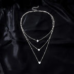 ChimZunderes-Collier pendentif multicouche pour femme, tour de cou JOChoker, bijoux brillants, cadeau de fête, mode féminine YOUR DESIRE