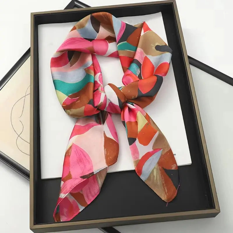Injplanchers f carré de luxe pour femmes, bandes de cheveux Hijab, foulard de la présidence, châle en satin féminin, ruban de sauna, enveloppes de mode, bandana, 2024 YOUR DESIRE