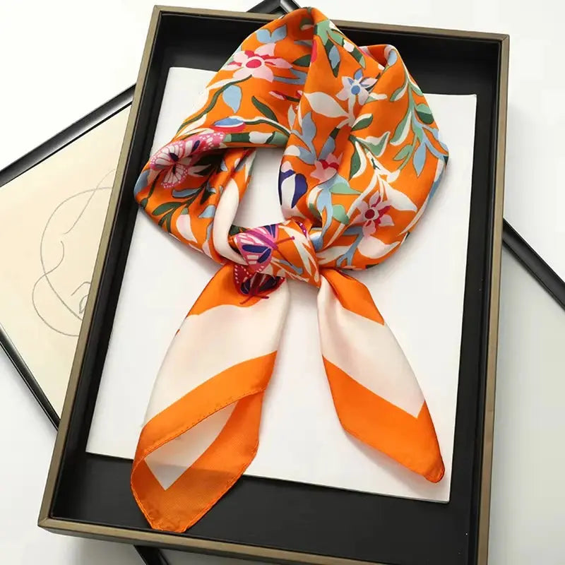 Injplanchers f carré de luxe pour femmes, bandes de cheveux Hijab, foulard de la présidence, châle en satin féminin, ruban de sauna, enveloppes de mode, bandana, 2024 YOUR DESIRE