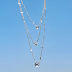 ChimZunderes-Collier pendentif multicouche pour femme, tour de cou JOChoker, bijoux brillants, cadeau de fête, mode féminine YOUR DESIRE