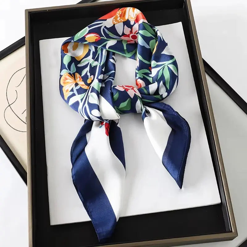 Injplanchers f carré de luxe pour femmes, bandes de cheveux Hijab, foulard de la présidence, châle en satin féminin, ruban de sauna, enveloppes de mode, bandana, 2024 YOUR DESIRE