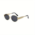 Lunettes de soleil ovales pour femmes et hommes, monture métallique tendance, nuances classiques YOUR DESIRE