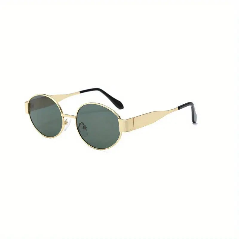 Lunettes de soleil ovales pour femmes et hommes, monture métallique tendance, nuances classiques YOUR DESIRE