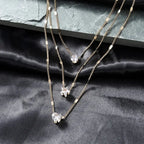 ChimZunderes-Collier pendentif multicouche pour femme, tour de cou JOChoker, bijoux brillants, cadeau de fête, mode féminine YOUR DESIRE