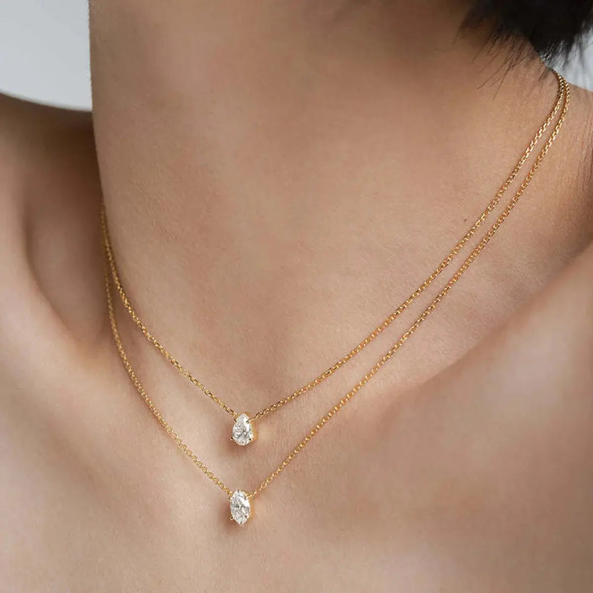 ChimZunderes-Collier pendentif multicouche pour femme, tour de cou JOChoker, bijoux brillants, cadeau de fête, mode féminine YOUR DESIRE