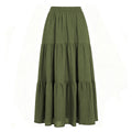 Jupe midi Faustine à taille haute, vue produit